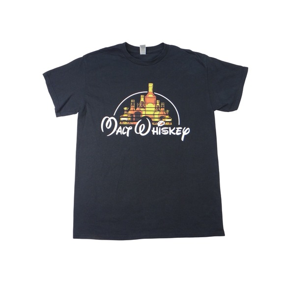 Gildan Other - Gildan‎ Heavy Cotton Black Malt Whiskey Graphic T-Shirt Men's Medium